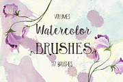 117 Watercolor Brushes
