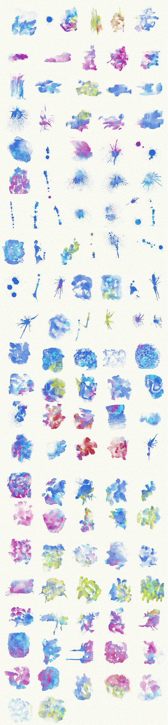 117 Watercolor Brushes in Photoshop Brushes - product preview 1