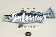 Salmon Brush Font