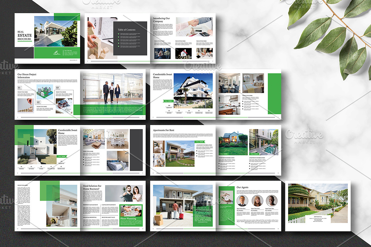 Real Estate Brochure / Catalog V911 in Brochure Templates - product preview 8