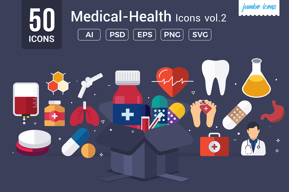 Medical / Health Vector Icons V2 in Icons - product preview 8