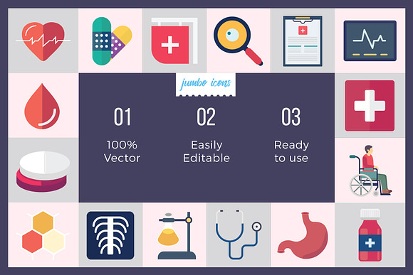 Medical / Health Vector Icons V2 in Icons - product preview 3