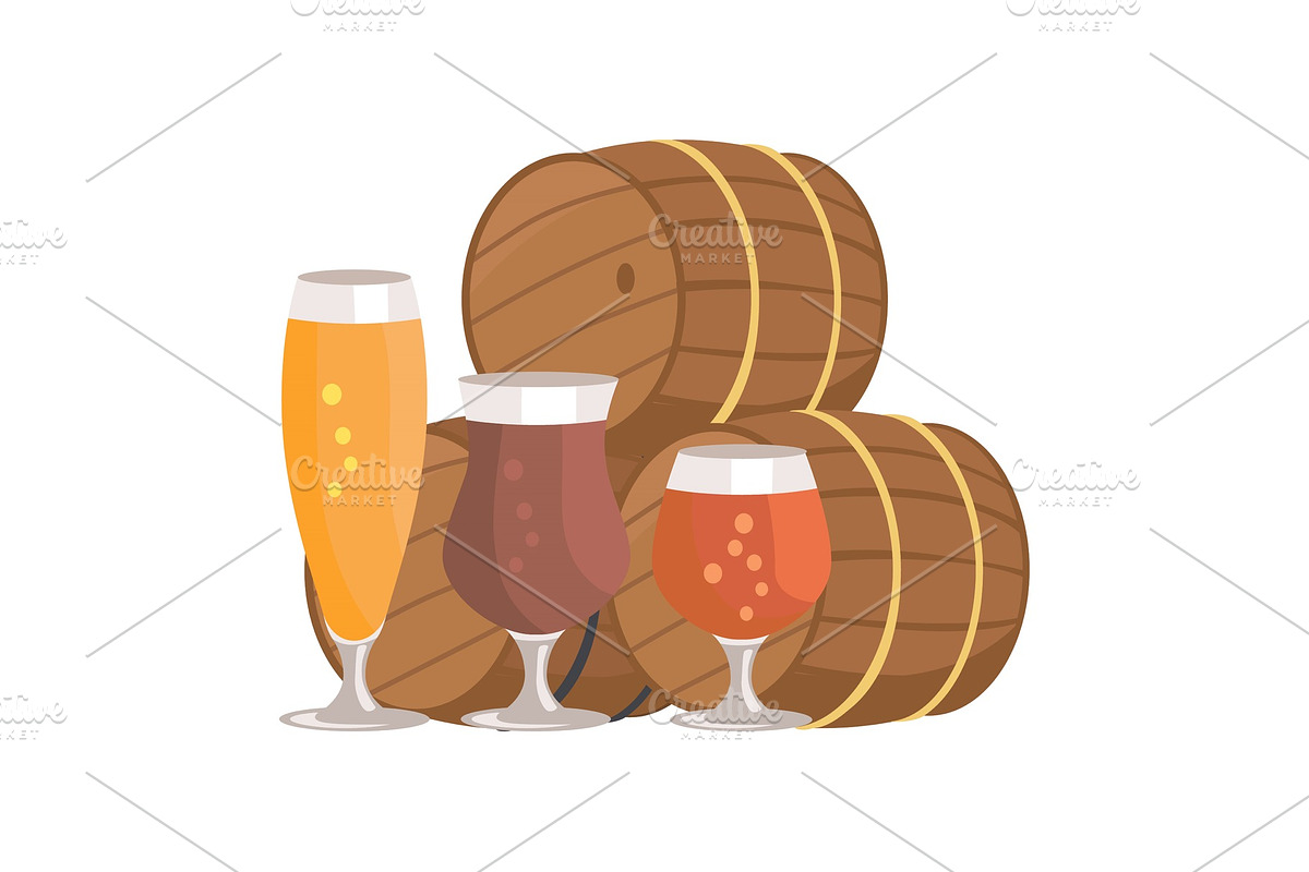 Three Beer Barrels Degustation in Illustrations - product preview 8
