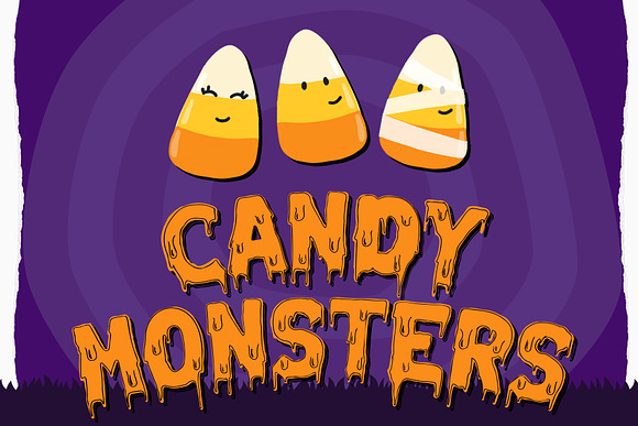 Melted Monster - Halloween Pack in Display Fonts - product preview 1
