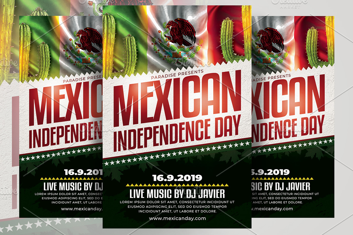 Mexican Independence Day Flyer in Flyer Templates - product preview 8