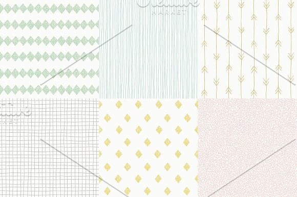 Hand drawn patterns in Patterns - product preview 2