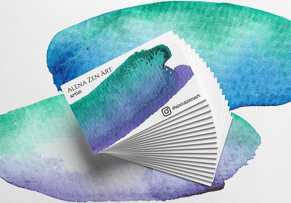 Watercolor gradient splotches in Textures - product preview 7
