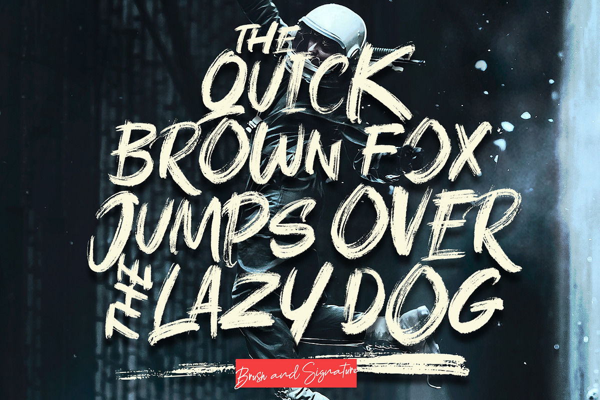 Rushink Font Duo | Brush & Signature in Blackletter Fonts - product preview 8