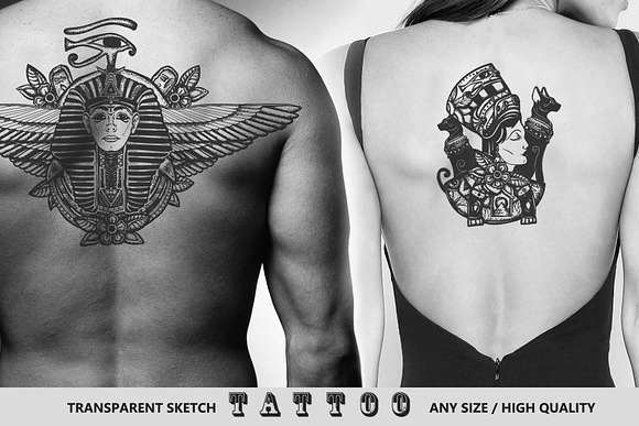 Ancient Egypt tattoo in Graphics - product preview 4