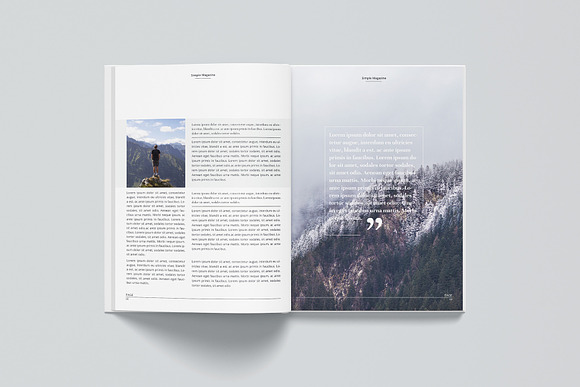 Simple Magazine in Magazine Templates - product preview 4