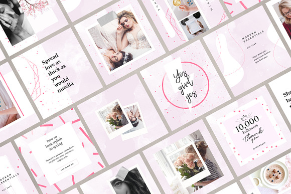 Canva - Girlboss Instagram Pack in Instagram Templates - product preview 3