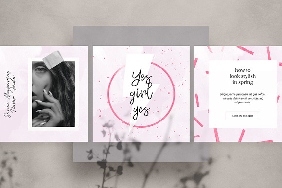 Canva - Girlboss Instagram Pack in Instagram Templates - product preview 6