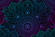Seamless pattern psychedelic
