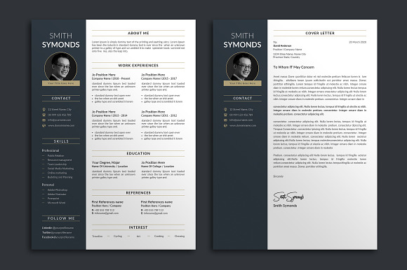 Clean Cv-Resume in Resume Templates - product preview 1