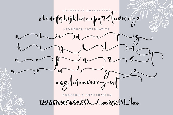 Inspiration Hand Drawn Font in Script Fonts - product preview 7