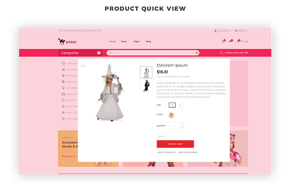 BOS GYPSY - FREE PRESTASHOP THEME in Bootstrap Themes - product preview 6