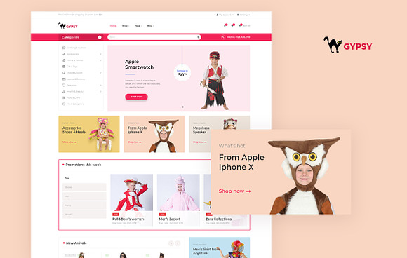 BOS GYPSY - FREE PRESTASHOP THEME in Bootstrap Themes - product preview 9