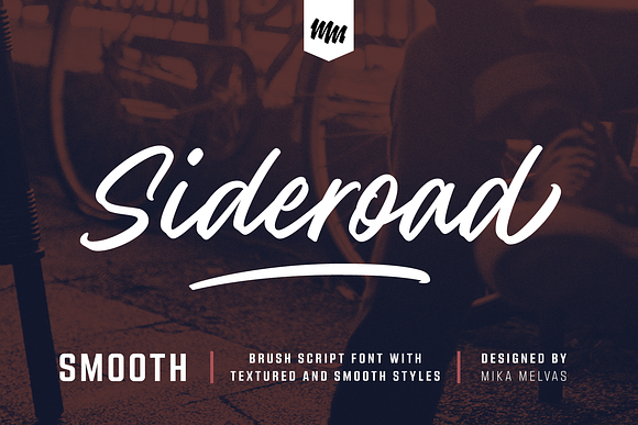 Sideroad Smooth in Script Fonts - product preview 1