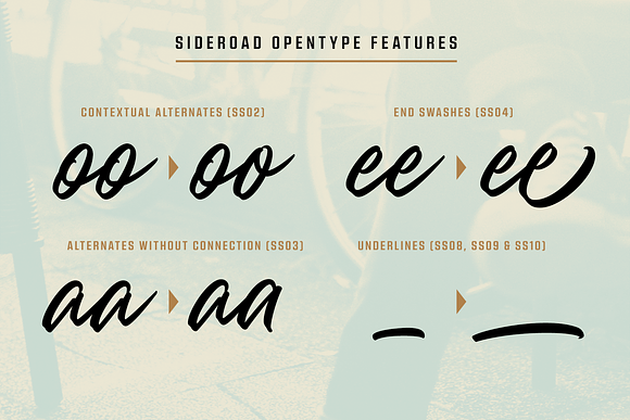 Sideroad Smooth in Script Fonts - product preview 6