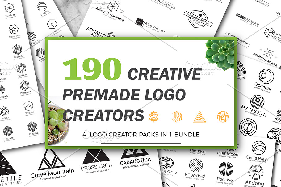 SALE! Creative Premade Logo Creators