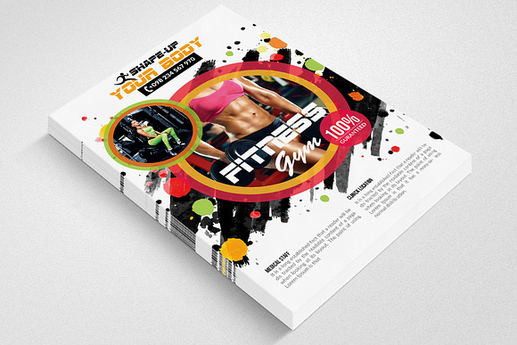 Fitness Gym PSD Flyer Templates in Flyer Templates - product preview 1