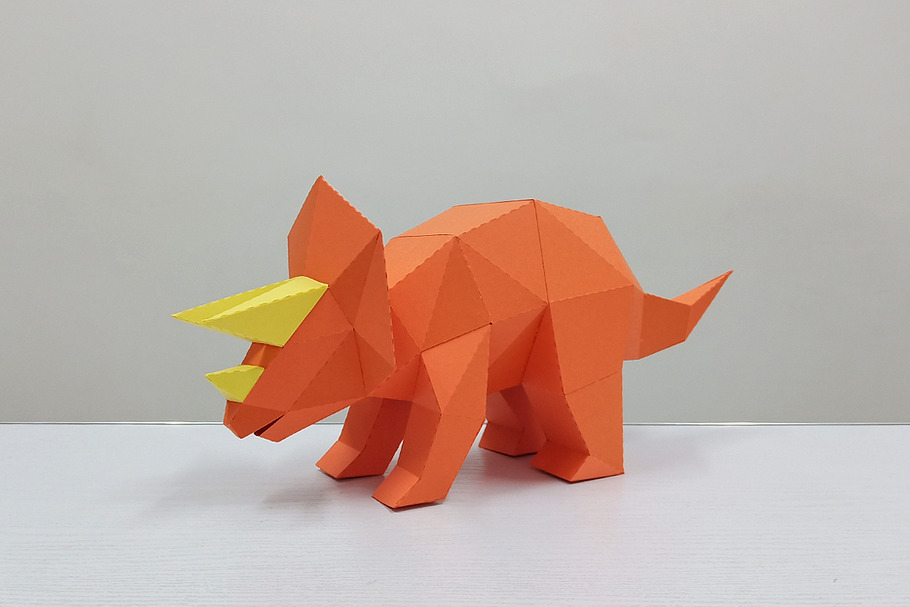 DIY Triceratops - 3d papercraft