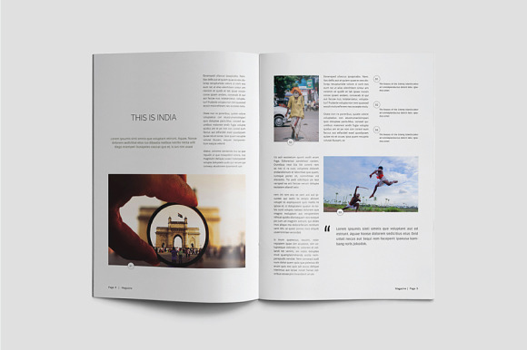 A5 Magazine Template in Magazine Templates - product preview 4