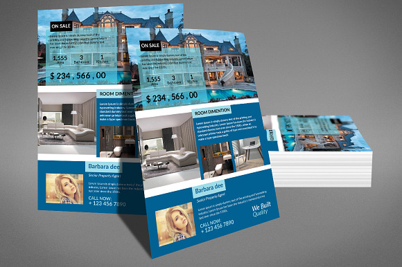 House For Sale Flyer Templates in Flyer Templates - product preview 1