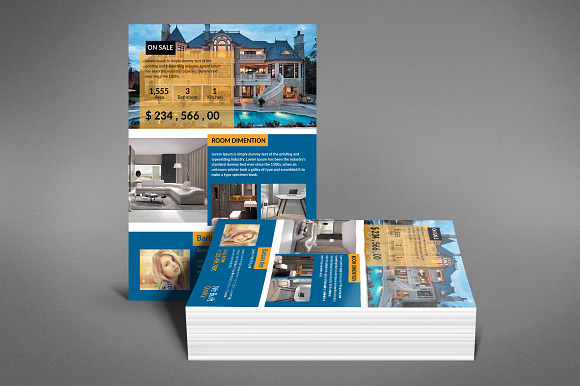 House For Sale Flyer Templates in Flyer Templates - product preview 3