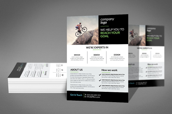 Insurance Consulting Flyer in Flyer Templates - product preview 2