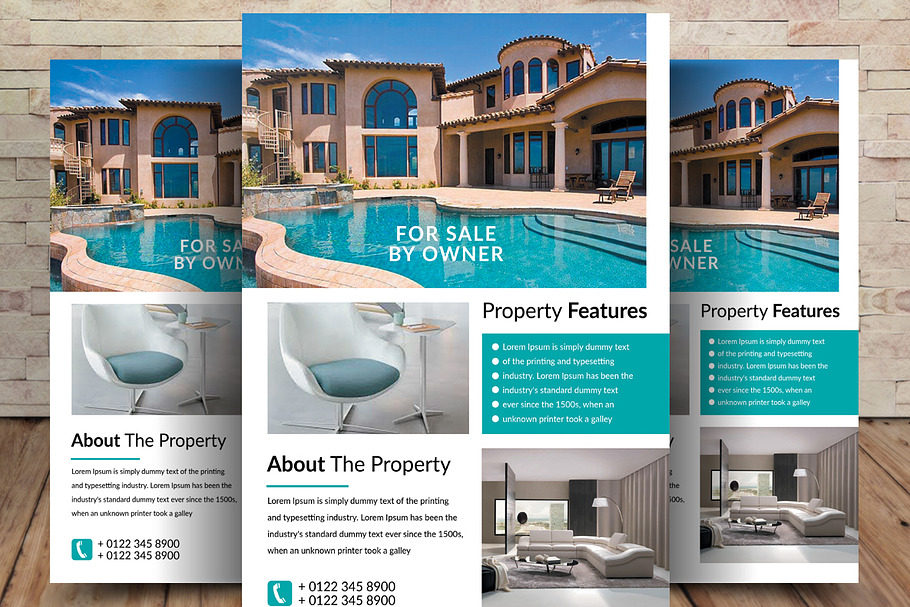 Luxury Sweet Homes Corporate Flyer in Flyer Templates - product preview 8