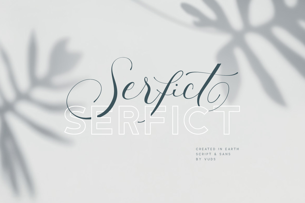 Serfict in Script Fonts - product preview 8