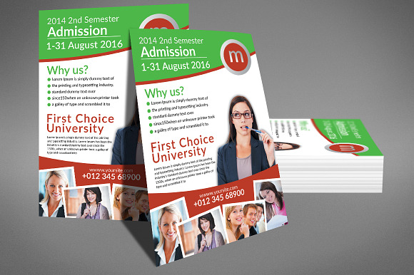 Study Abroad University Flyer in Flyer Templates - product preview 1