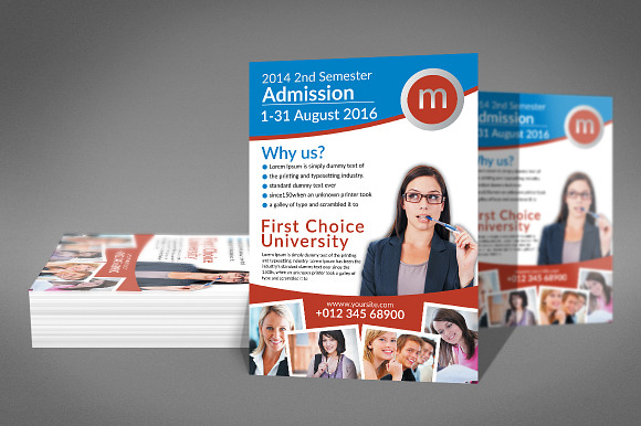 Study Abroad University Flyer in Flyer Templates - product preview 2