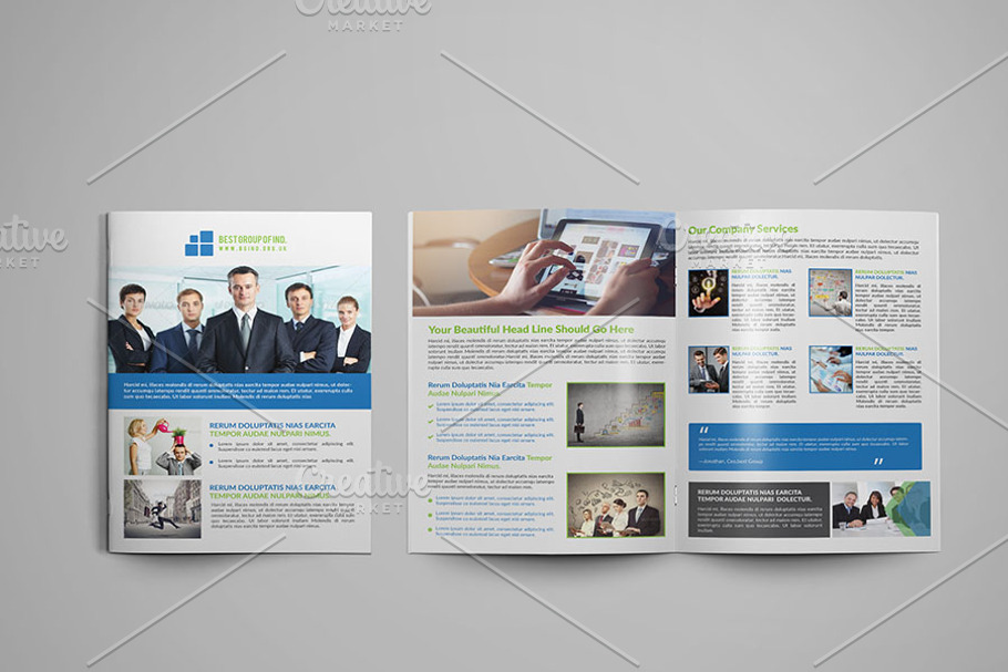 Bi Fold Brochure in Brochure Templates - product preview 8