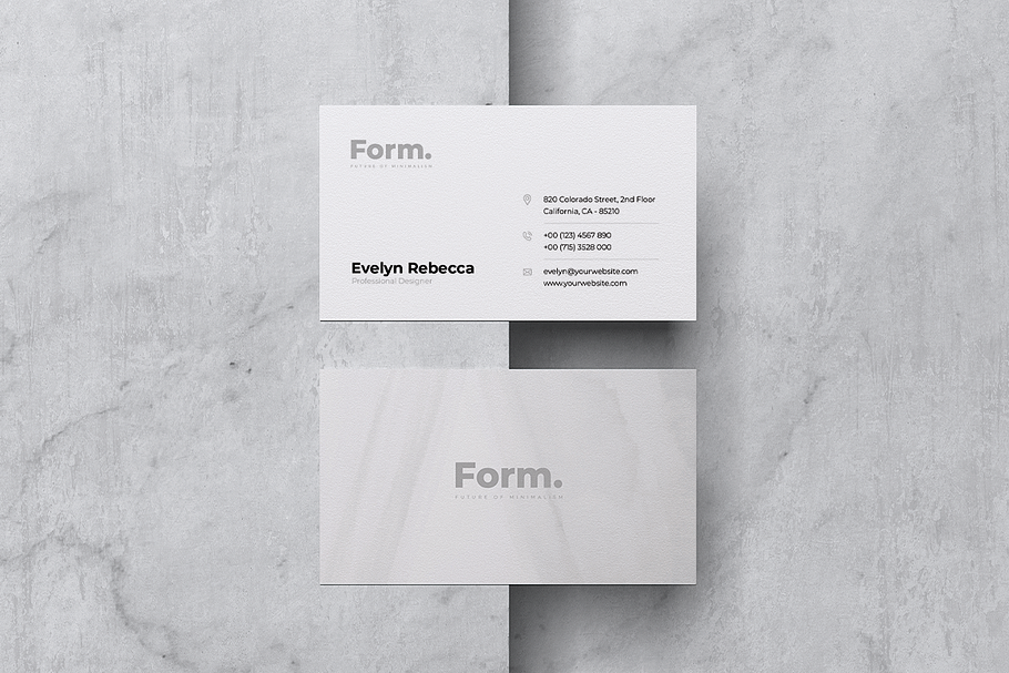 Minimalist Business Card Vol. 49 in Business Card Templates