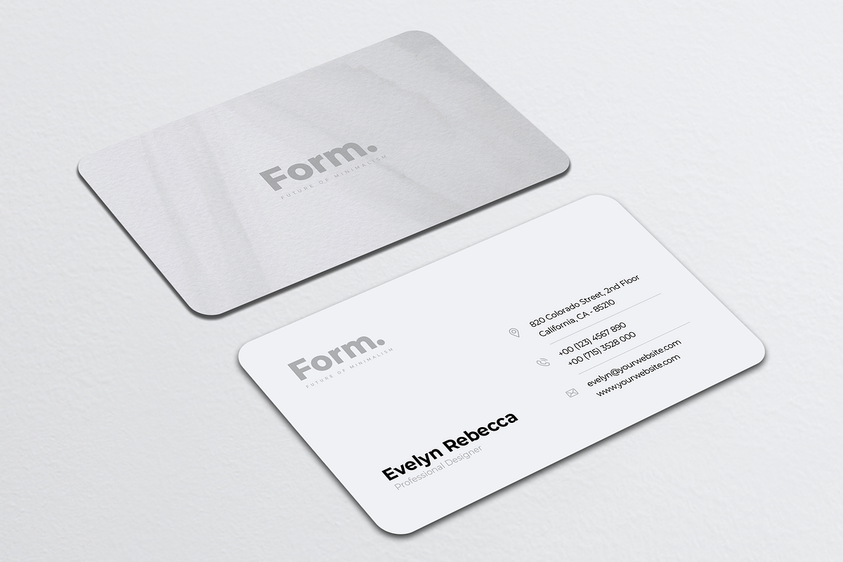 Minimalist Business Card Vol. 49 in Business Card Templates - product preview 1