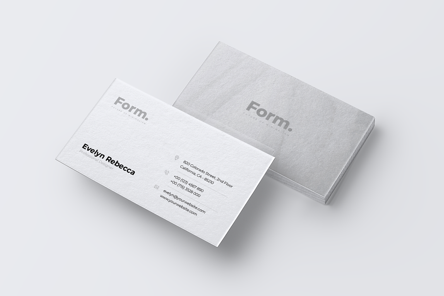 Minimalist Business Card Vol. 49 in Business Card Templates - product preview 5