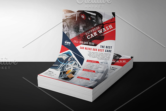 Car Wash Flyer Template V1072 in Flyer Templates - product preview 3