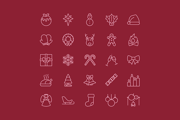 Christmas Icon Set in Icons - product preview 1