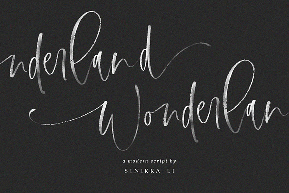 Wonderland SVG Script in Script Fonts - product preview 8