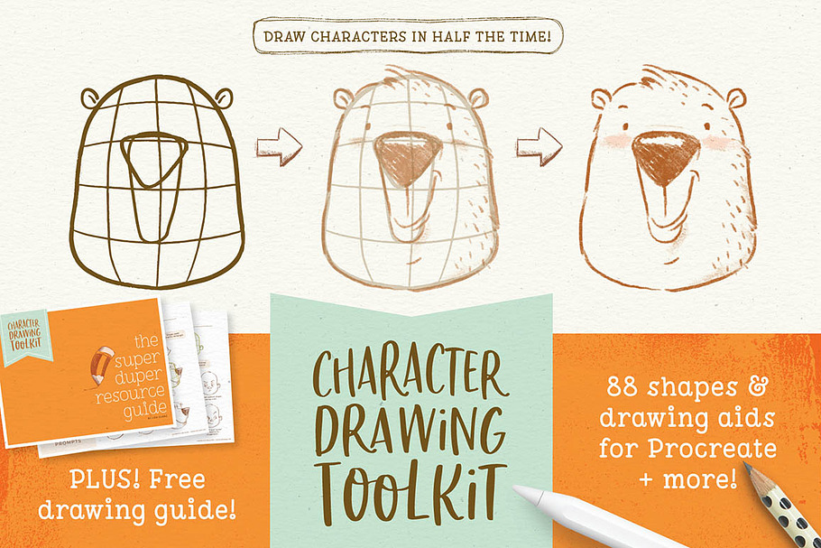 Procreate Character Drawing Toolkit in Add-Ons - product preview 8