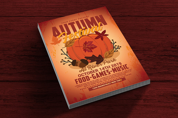 Autumn Fall Festival in Flyer Templates - product preview 1