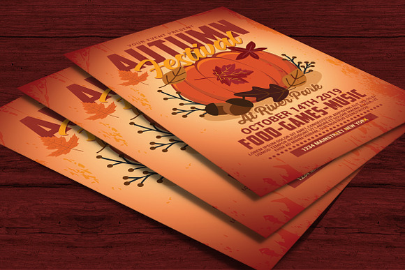 Autumn Fall Festival in Flyer Templates - product preview 2