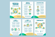 Medical center brochure template