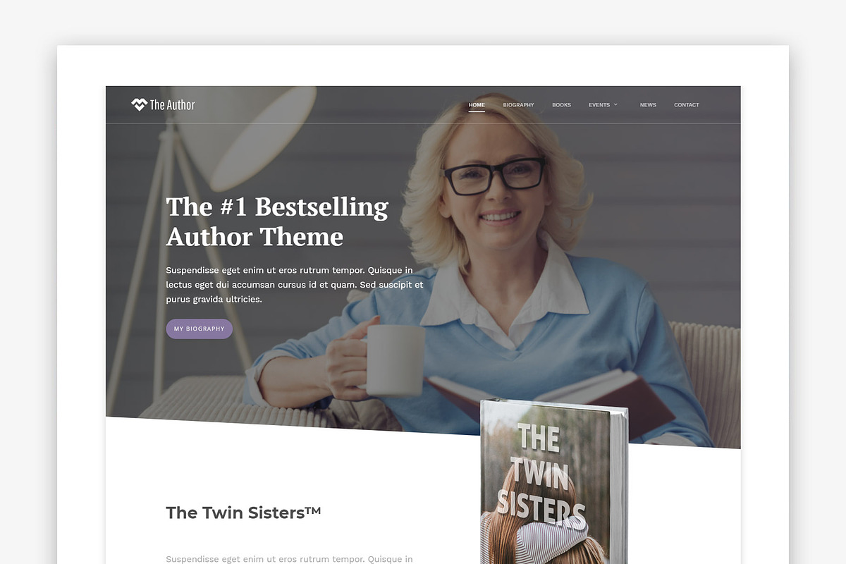 The Author - WordPress Author Theme in WordPress Business Themes - product preview 8