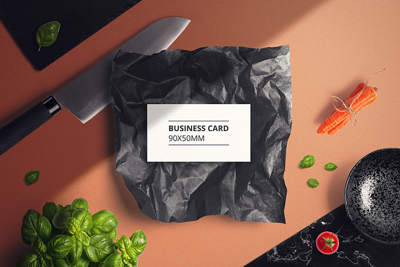 Food & Restaurant Mockup Collection in Scene Creator Mockups - product preview 1