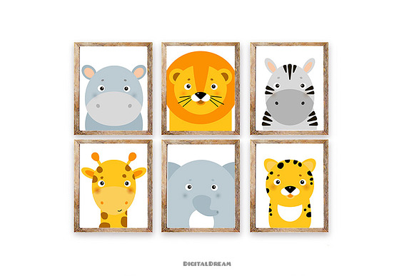 Jungle Animals in Illustrations - product preview 1