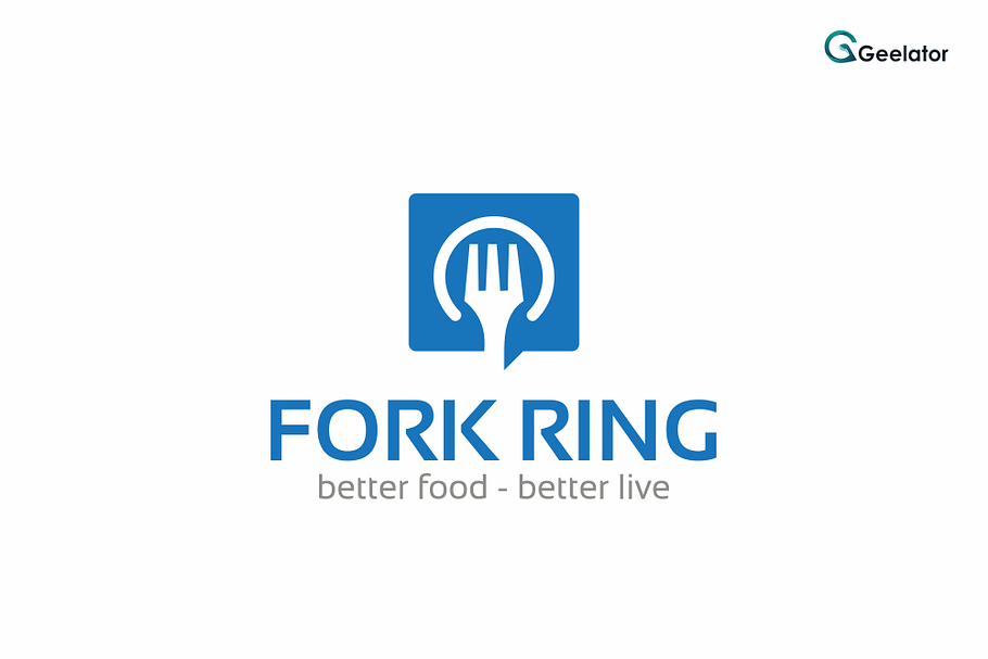 Fresh Fork Logo Template in Logo Templates - product preview 8
