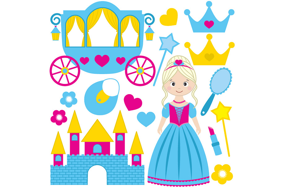 Princess Set in Illustrations - product preview 8